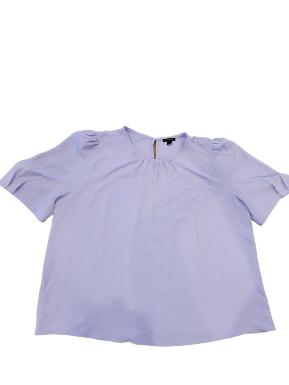 Ann Taylor Short Sleeve Blouse in Lavender/Lilac.